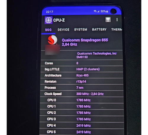 Samsung Galaxy S10e Sm-g970u (snapdragon 855)