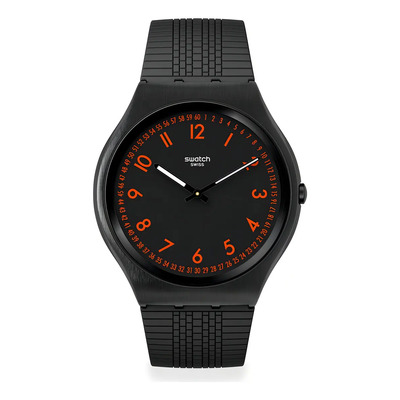 Reloj Swatch Brushed Red Ss07b106 Color de la correa Negro Color del bisel Negro Color del fondo Negro | MercadoLibre