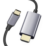 Cable Conversor Premium Usb Tipo C A Hdmi 4k 1,8m Mac Celu