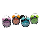 Reloj Despertador Colores Pasteles Dos Campanas Mesa De Cama