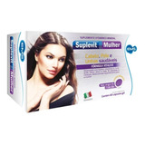 Kit 4 Cx Suplevit Mulher C/60 Caps Queda De Cabelo Anti Age