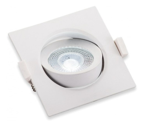 Spot Led Embutir Quadrado Direcionável 3w 