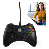 Controle Video Game Para Xbox 360 Pc Com Fio Joystick Manete