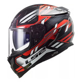 Casco Integral Ls2 327 Challenger Spin Rojo Agrobikes