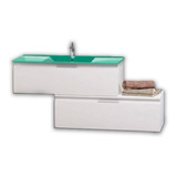 Vanitory Baño Mueble Solo Colgante Moderno Zoe 100x45 Certo