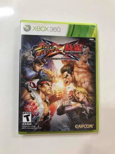 Jogo Xbox 360 - Street Fighter X Tekken Original Física