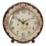 Justup Reloj De Mesa Vintage, Estilo Retro Europeo Sin Ticta