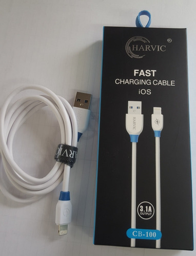 Cable De iPhone Harvic Cb-100 Carga Rapida