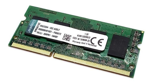 Memória Ram Valueram  2gb 1 Kingston Kvr13s9s6/2