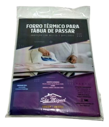 Forro Para Tábua De Passar Roupa Com Espuma Termico