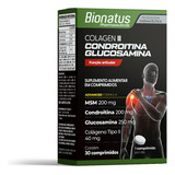 Colágeno Tipo Ii Condroitina+msm+glucosamina 30comp Bionatus