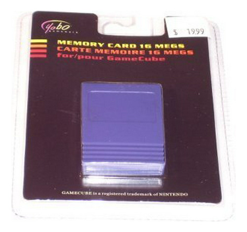 Tarjeta De Memoria Para Gamecube 16 Mb.