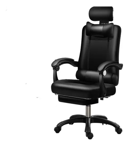 Silla Gamer Oficina Escritorio Ergónomica Negra 803