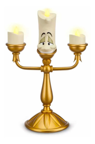 Candelabro Disney Store Lumiere La Bella Y La Bestia Con Luz