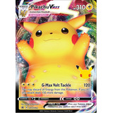 Pikachu Vmax Pokémon Tcg Celebración Carta Original Esp