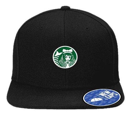 Gorra Plana Starbuks Logo Aesthetic Anime #a47