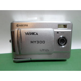 Camera Fotografica (quebrada) Yashica My300 Para Tirar Peças