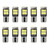 Diez Piezas T10 Pellizco Vela Cuartos 26 Led Smd Auto Moto