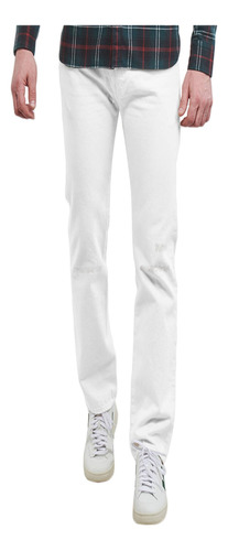 Pantalon Jean Abbie Blanco Hombre