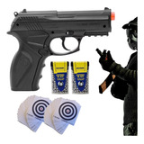 Pistola Airsoft Airgun Wingun C11 4,5mm + Kit Tático