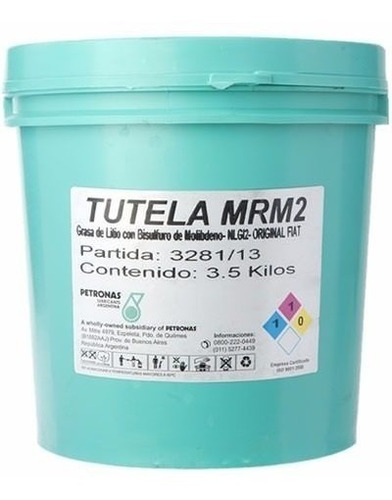 Grasa Petronas Tutela Mrm2 C/molibdeno Balde 3.5 Kg