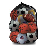 Bolso Para Balones  Labreccos Bolsa De Malla Resistente Para