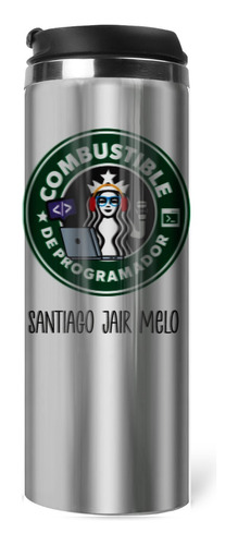 Termo Personalizada Starbucks Programador Regalo Programador