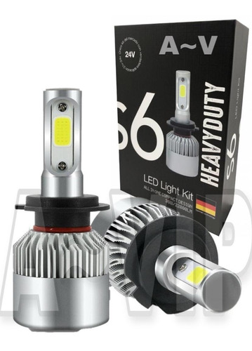 Lampara Led Cree S6 24v H4 H7 H1 Exclusivo Camiones Micros