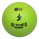 Balón Voleibol Oka Olympo Rubber N°5 Interior Y Exterior Color Verde Lima