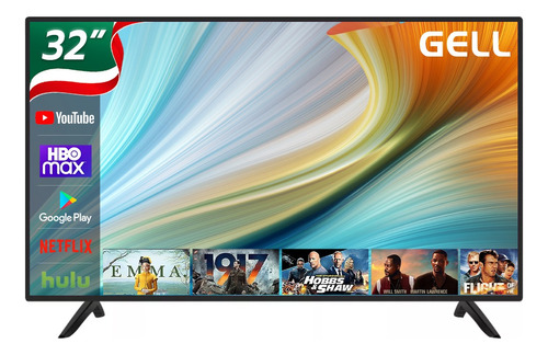 Smart Tv Pantalla 32 Pulgadas Android Tv Gell Hd Television