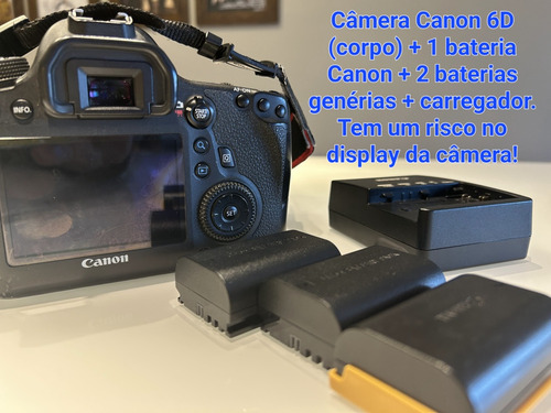 Câmera Canon 6d (corpo) 