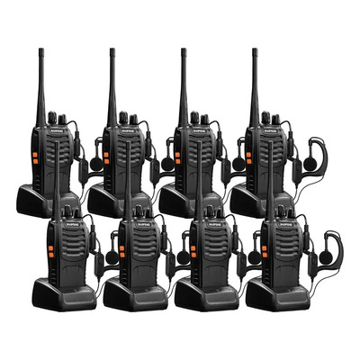 Radio Bidireccional Baofeng Bf-888s (paquete De 8) Banda Uhf De Alta Potencia Con Cancelación De Ruido Código Adaptabilidad A Múltiples Escenarios Opción Rentable | Envío gratis