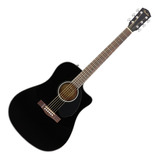 Guitarra Electro Acustica Fender Cd 60sce Negra