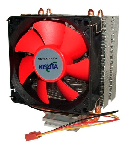 Cooler Disipador Nisuta Nscoa1v4 Amd E Intel Fact A-b