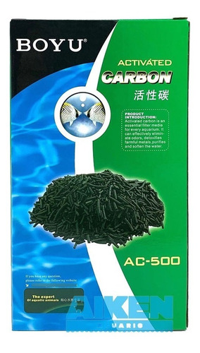 Carbon Activado X 500g Boyu Acuario Material Filtrante