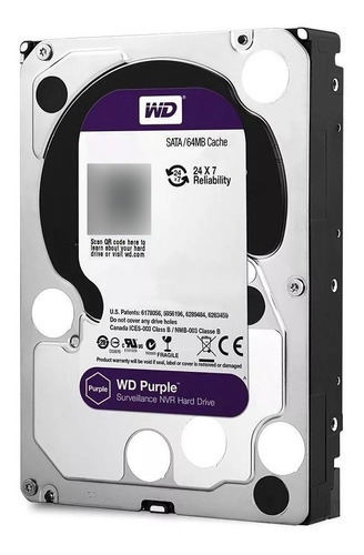 Hd 4tb Sata P/cftv Purple Western Digital