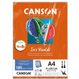 Papel Colorido Canson Iris Vivaldi Sortido A4 185g 25fls