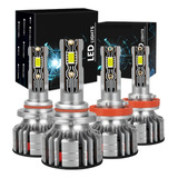 Kit Faros Foco Led H4 Luz Alta Y Baja 100w 20000lm Canbus