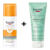 Eucerin Oil Control: Protector Solar + Exfoliante Dermo Pure