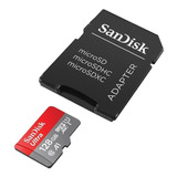 Cartão De Memória Sandisk Sdsquar-128g-gn6ma  Ultra Com Adaptador Sd 128gb