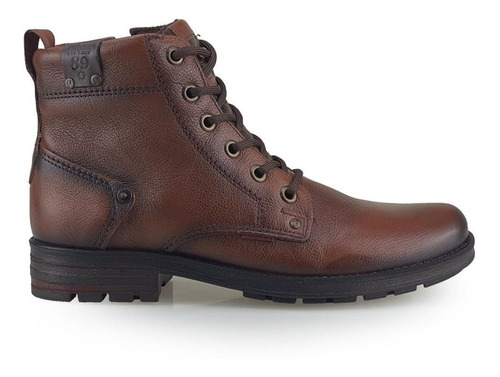 Bota Coturno Masculino De Couro Pegada C Amortecedor 181305 