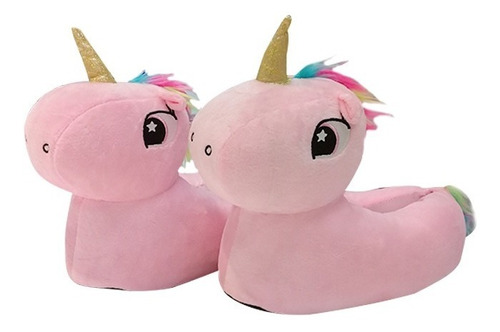 Pantufla Unicornio Rosa Talle S 1520s