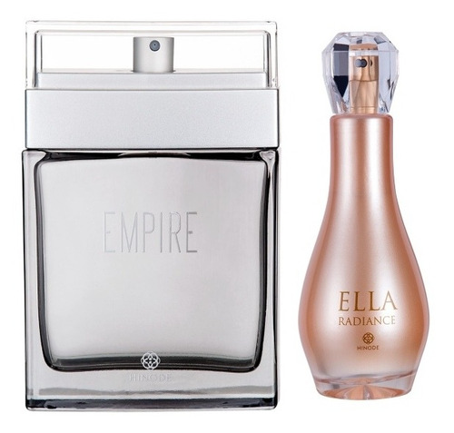 Kit Perfume Masculino Empire . Feminino Ella Floral.