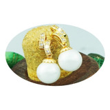 Aretes Pendientes Broqueles Oro 18k Moderno Mama Regalo Fino