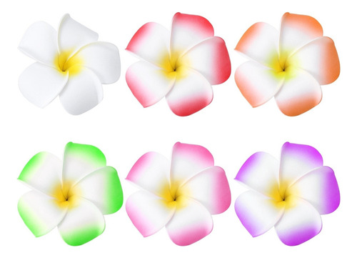 12 Piezas Tocado De Fiesta Hawaiana Pasadores De Flores Hawa