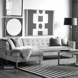 Sala Illyria Haspe Gris Derecha Sala Sofa Sillon Mueble