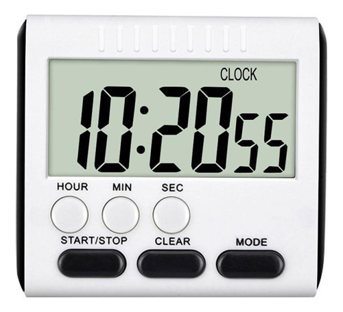 Cronómetro Digital Alarma Temporizador Cocina Lcd Digital