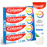 Colgate Total Whitening Toothpaste Gel, 10 Beneficios, Sin C