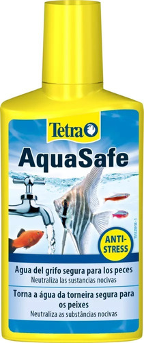 Aqua Safe 100ml Anticloro Acondicionador Agua Acuario Peces