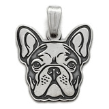 Dije Perro Perrito Bulldog Francés Ingles Plata 925